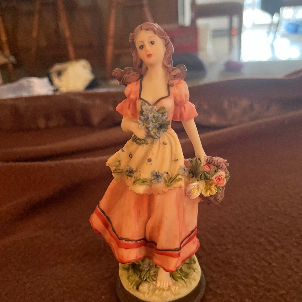 Beautiful girl figurine
